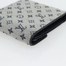 LOUIS VUITTON Mini Porte Billet Cartes Credit Monnaie Blue M92239 Auth 180914A-16