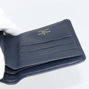 LOUIS VUITTON Mini Porte Billet Cartes Credit Monnaie Blue M92239 Auth 180914A-18
