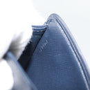 LOUIS VUITTON Mini Porte Billet Cartes Credit Monnaie Blue M92239 Auth 180914A-11