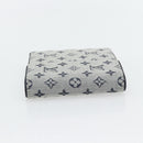 LOUIS VUITTON Mini Porte Billet Cartes Credit Monnaie Blue M92239 Auth 180914A-3