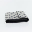 LOUIS VUITTON Mini Porte Billet Cartes Credit Monnaie Blue M92239 Auth 180914A-6