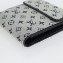 LOUIS VUITTON Mini Porte Billet Cartes Credit Monnaie Blue M92239 Auth 180914A-14