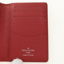 LOUIS VUITTON Epi Organizer De Poch Card Case Red M6358E LV Auth 180915M-15