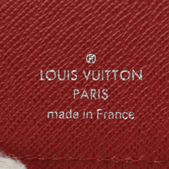 LOUIS VUITTON Epi Organizer De Poch Card Case Red M6358E LV Auth 180915M