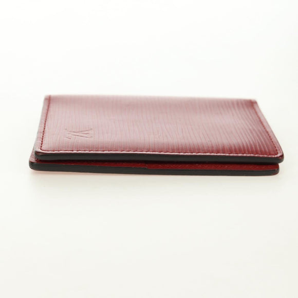 LOUIS VUITTON Epi Organizer De Poch Card Case Red M6358E LV Auth 180915M