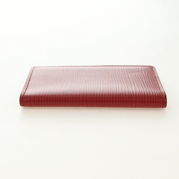 LOUIS VUITTON Epi Organizer De Poch Card Case Red M6358E LV Auth 180915M
