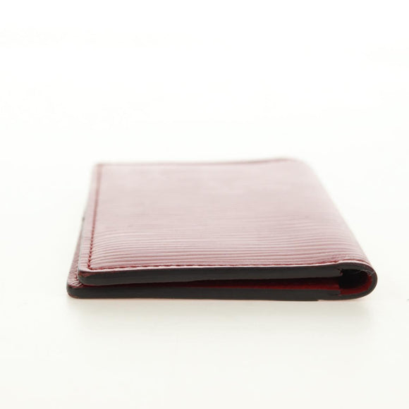 LOUIS VUITTON Epi Organizer De Poch Card Case Red M6358E LV Auth 180915M