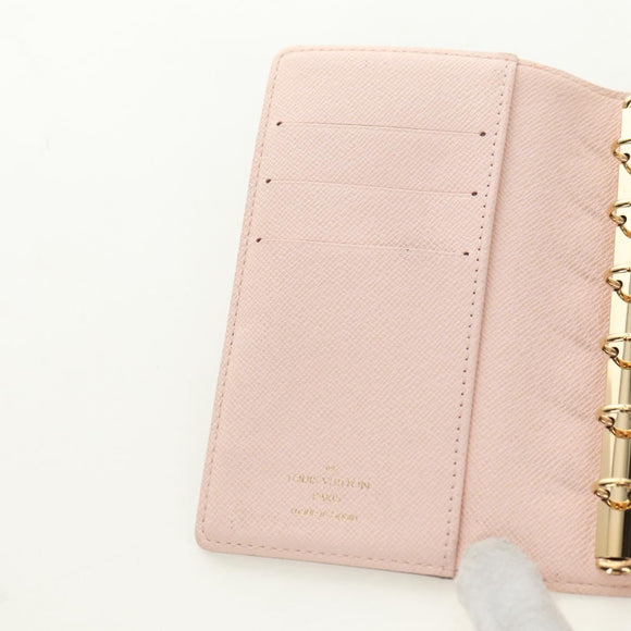 LOUIS VUITTON Monogram Agenda Koala PM Planner Cover Pink R21013 Auth 180916M