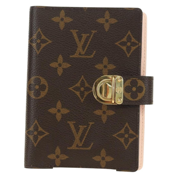 LOUIS VUITTON Monogram Agenda Koala PM Planner Cover Pink R21013 Auth 180916M