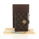 LOUIS VUITTON Monogram Agenda Koala PM Planner Cover Pink R21013 Auth 180916M-12