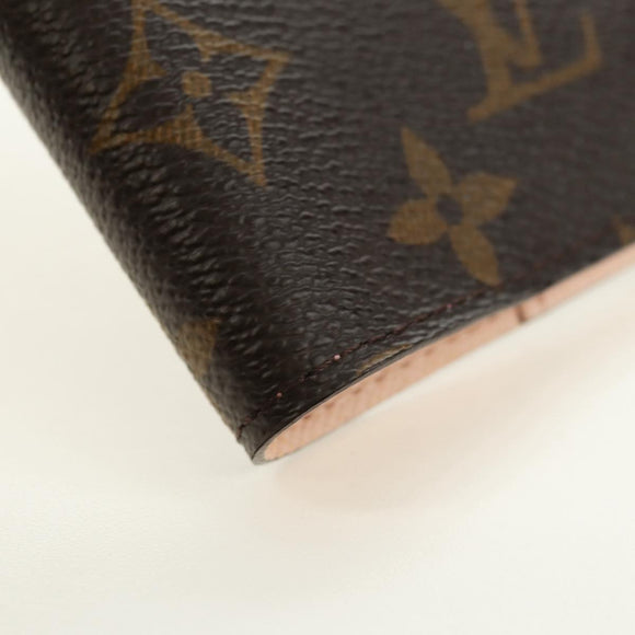 LOUIS VUITTON Monogram Agenda Koala PM Planner Cover Pink R21013 Auth 180916M