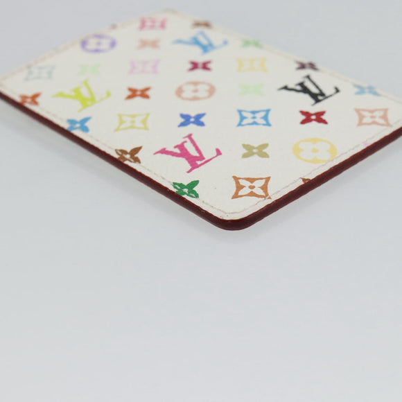 LOUIS VUITTON Monogram Multicolor Etui Handspiegel Wit M92651 LV Auth 180917