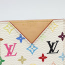 LOUIS VUITTON Monogram Multicolor Etui Hand Mirror White M92651 LV Auth 180917-17