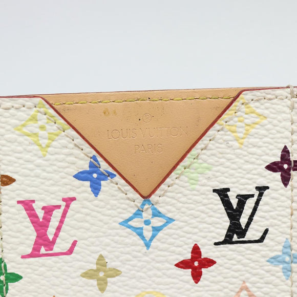LOUIS VUITTON Monogram Multicolor Etui Hand Mirror White M92651 LV Auth 180917