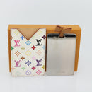 LOUIS VUITTON Monogram Multicolor Etui Hand Mirror White M92651 LV Auth 180917-12