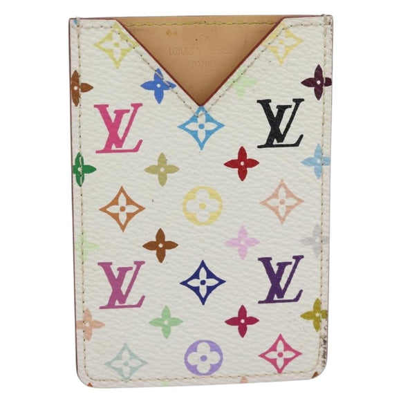 LOUIS VUITTON Monogram Multicolor Etui Hand Mirror White M92651 LV Auth 180917
