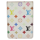 LOUIS VUITTON Monogram Multicolor Etui Hand Mirror White M92651 LV Auth 180917-2