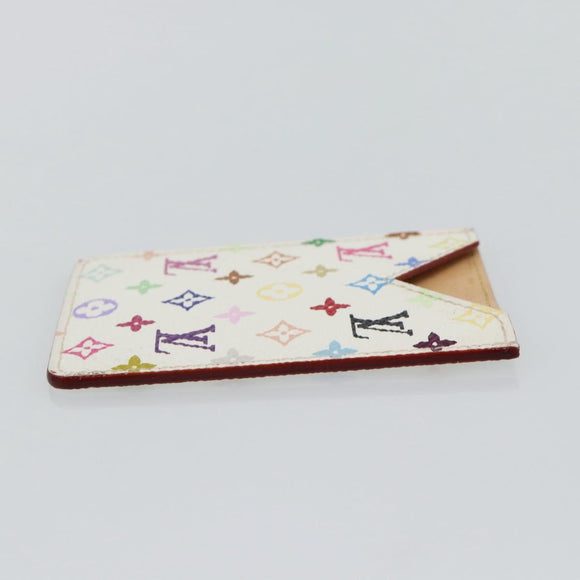LOUIS VUITTON Monogram Multicolor Etui Hand Mirror White M92651 LV Auth 180917