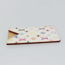 LOUIS VUITTON Monogram Multicolor Etui Hand Mirror White M92651 LV Auth 180917-4