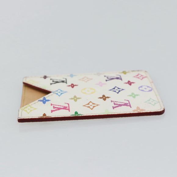 LOUIS VUITTON Monogram Multicolor Etui Hand Mirror White M92651 LV Auth 180917