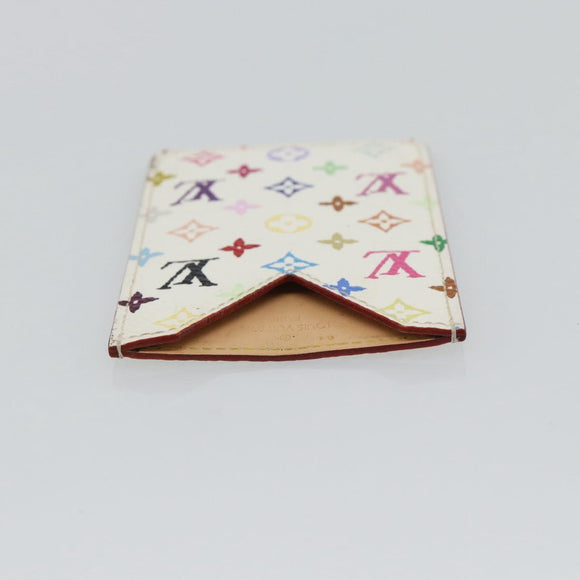 LOUIS VUITTON Monogram Multicolor Etui Hand Mirror White M92651 LV Auth 180917