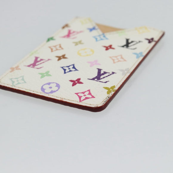 LOUIS VUITTON Monogram Multicolor Etui Hand Mirror White M92651 LV Auth 180917