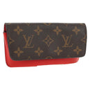 LOUIS VUITTON Monogram Etui Lunette Woody Glasses Case GI0372 LV Auth 180918M-1