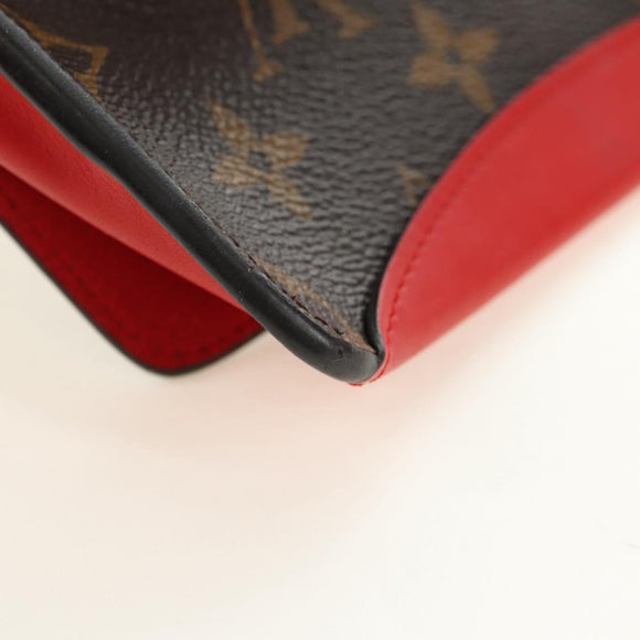LOUIS VUITTON Monogram Etui Lunette Woody Glasses Case GI0372 LV Auth 180918M