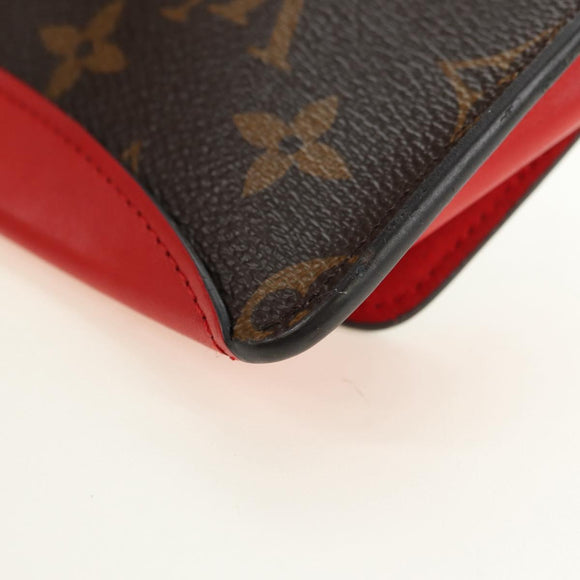 LOUIS VUITTON Monogram Etui Lunette Woody Glasses Case GI0372 LV Auth 180918M