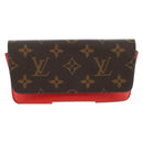 LOUIS VUITTON Monogram Etui Lunette Woody Glasses Case GI0372 LV Auth 180918M-2