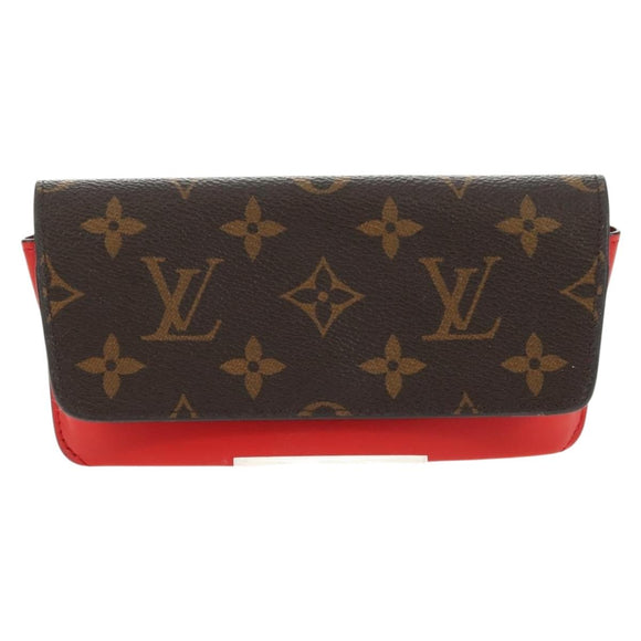 LOUIS VUITTON Monogram Etui Lunette Woody Glasses Case GI0372 LV Auth 180918M