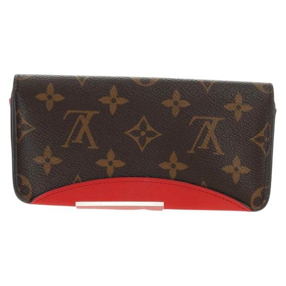 LOUIS VUITTON Monogram Etui Lunette Woody Glasses Case GI0372 LV Auth 180918M