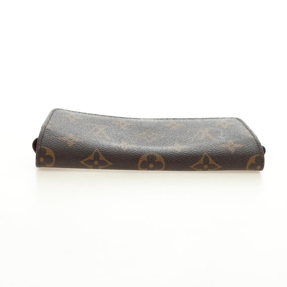 LOUIS VUITTON Monogram Etui Lunette Woody Glasses Case GI0372 LV Auth 180918M