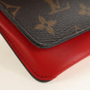 LOUIS VUITTON Monogram Etui Lunette Woody Glasses Case GI0372 LV Auth 180918M-8