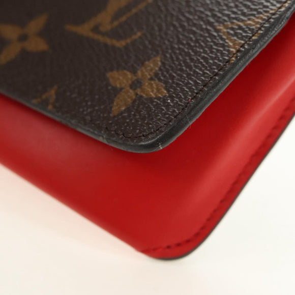 LOUIS VUITTON Monogram Etui Lunette Woody Glasses Case GI0372 LV Auth 180918M
