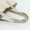 CHANEL New Travel Line Tote Bag Nylon Beige Silver CC Auth 180920-7