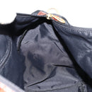 BALENCIAGA Boston Bag Nylon Black Gold Auth 180922-19
