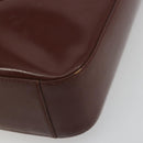 GUCCI Shoulder Bag Patent leather Brown Silver 000 1046 0506 Auth 180923-10
