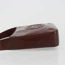 GUCCI Shoulder Bag Patent leather Brown Silver 000 1046 0506 Auth 180923-5