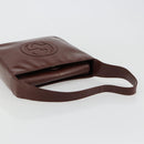 GUCCI Shoulder Bag Patent leather Brown Silver 000 1046 0506 Auth 180923-7