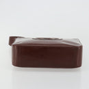GUCCI Shoulder Bag Patent leather Brown Silver 000 1046 0506 Auth 180923-9