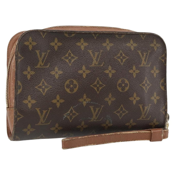 LOUIS VUITTON Monogram Orsay Clutch Bag M51790 LV Auth 180924