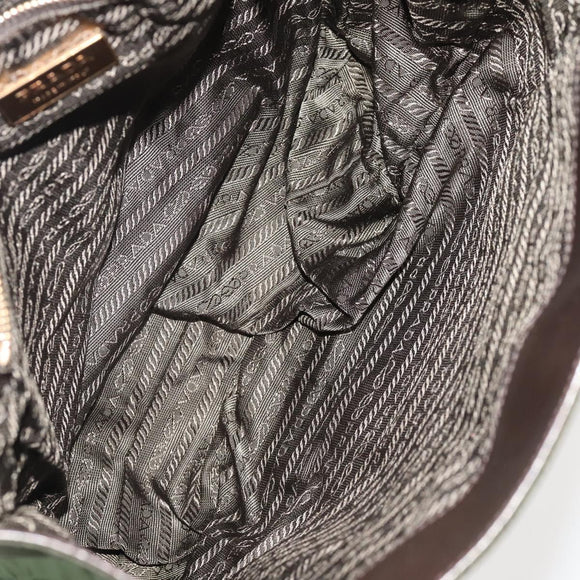 PRADA Shoulder Bag Nylon 5 Set Beige Black Green Auth 180926
