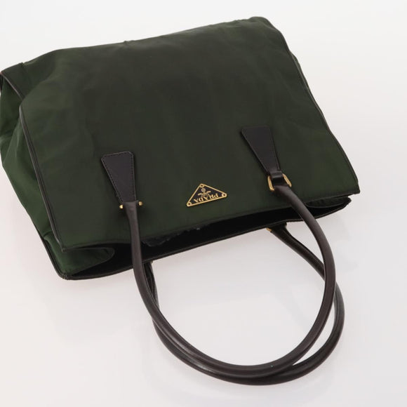 PRADA Shoulder Bag Nylon 5 Set Beige Black Green Auth 180926