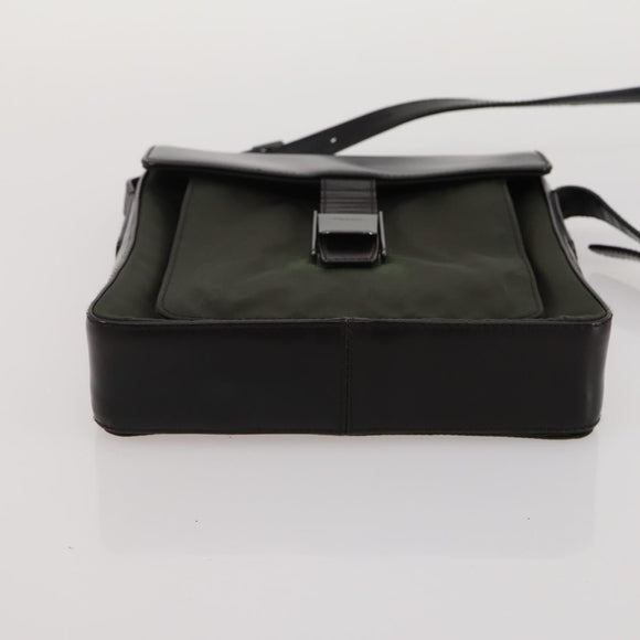 PRADA Shoulder Bag Nylon 5 Set Beige Black Green Auth 180927
