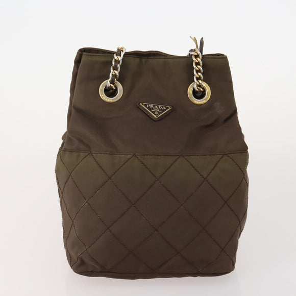 PRADA Shoulder Bag Nylon 5 Set Blue Black Brown Auth 180929