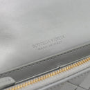 BOTTEGA VENETA MAXI INTRECCIATO Long Wallet Leather Gray Gold Auth 180930A-17