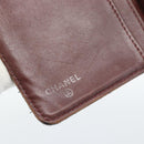 CHANEL Matelasse Long Wallet Lamb Skin Black Silver CC Auth 180933-17