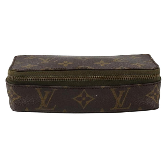 LOUIS VUITTON Monogram Posh Monte Carlo Jewelry Box M47350 LV Auth 180934
