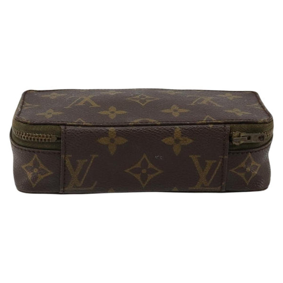 LOUIS VUITTON Monogram Posh Monte Carlo Jewelry Box M47350 LV Auth 180934